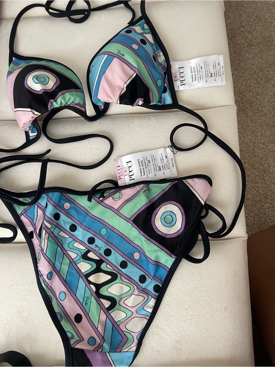 Emilio Pucci Other - Emilio Pucci Multicolor Triangle Bikini